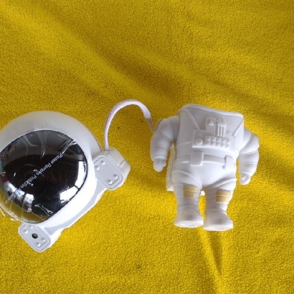 White Astronaut Camera with Helmet